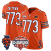 Chicago Bears ChiTown 773 2025 NFC North Champions Patch Vapor Limited Jersey - All Stitched - Orange