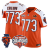 Chicago Bears ChiTown 773 2025 NFC North Champions Patch Vapor Limited Jersey - All Stitched - Orange Alternate
