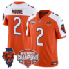 Chicago Bears DJ Moore 2025 NFC North Champions Patch Vapor Limited Jersey - All Stitched - Orange Alternate