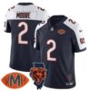 Chicago Bears DJ Moore Honor Virginia Halas McCaskey Jersey - All Stitched - Navy Alternate