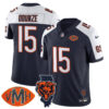 Chicago Bears Rome Odunze Honor Virginia Halas McCaskey Jersey - All Stitched - Navy Alternate