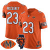 Chicago Bears McCaskey #23 Honor Virginia Halas McCaskey Jersey - All Stitched - Orange