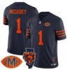 Chicago Bears McCaskey #1 Honor Virginia Halas McCaskey Jersey - All Stitched - Throwback