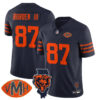 Chicago Bears Luther Burden III Honor Virginia Halas McCaskey Jersey - All Stitched - Throwback