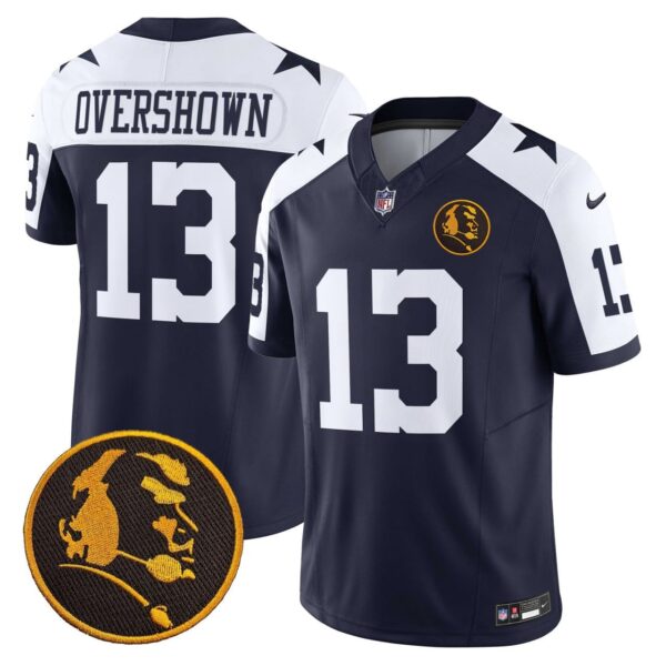 Dallas Cowboys DeMarvion Overshown Madden Patch Vapor Limited Jersey - All Stitched - Alternate