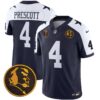 Dallas Cowboys Dak Prescott 'John Madden' Patch Vapor Limited Jersey - All Stitched