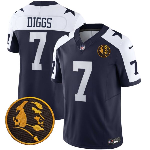 Dallas Cowboys Trevon Diggs John Madden Patch Vapor Limited Jersey - All Stitched