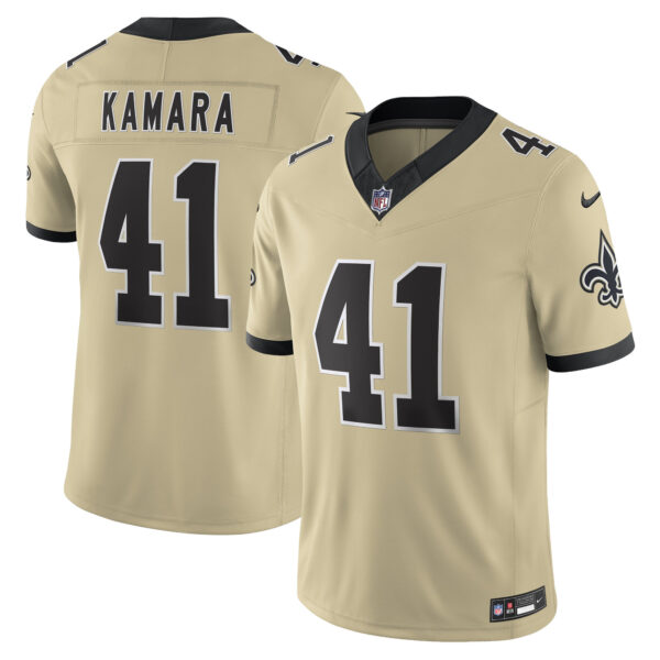 New Orleans Saints Alvin Kamara 'Gameday Golds Edition' Vapor Jersey - All Stitched - Gold