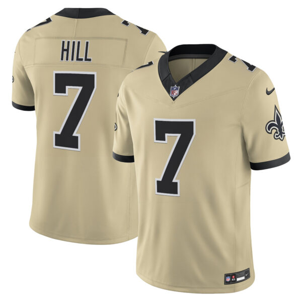 New Orleans Saints Taysom Hill 'Gameday Golds Edition' Vapor Jersey - All Stitched - Gold