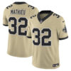 New Orleans Saints Tyrann Mathieu 'Gameday Golds Edition' Vapor Jersey - All Stitched - Gold