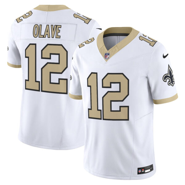 New Orleans Saints Chris Olave 'Gameday Golds Edition' Vapor Jersey - All Stitched - White