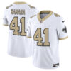 New Orleans Saints Alvin Kamara 'Gameday Golds Edition' Vapor Jersey - All Stitched - White