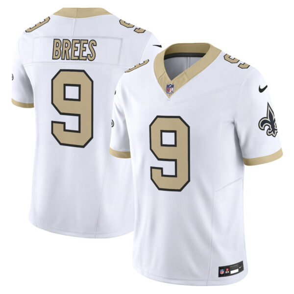 New Orleans Saints Drew Brees 'Gameday Golds Edition' Vapor Jersey - All Stitched - White