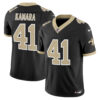 New Orleans Saints Alvin Kamara 'Gameday Golds Edition' Vapor Jersey - All Stitched - Black