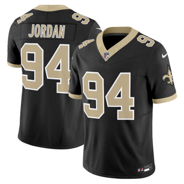 New Orleans Saints Cameron Jordan 'Gameday Golds Edition' Vapor Jersey - All Stitched - Black
