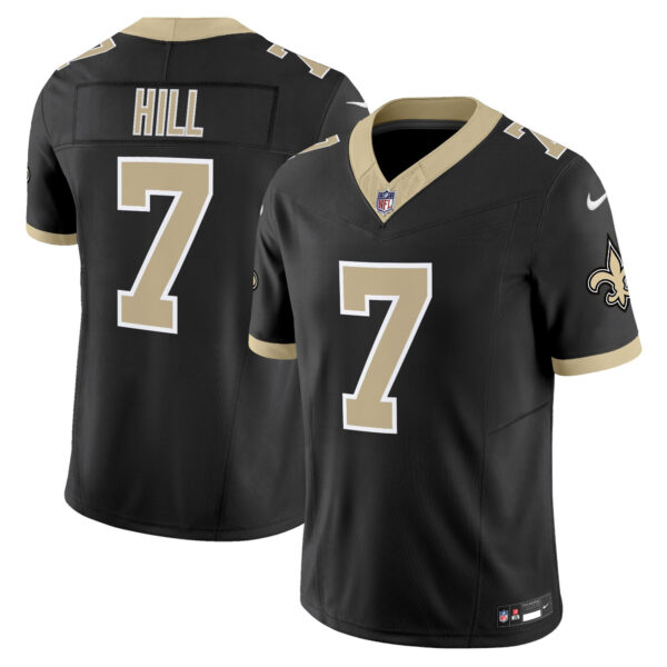 New Orleans Saints Taysom Hill 'Gameday Golds Edition' Vapor Jersey - All Stitched - Black