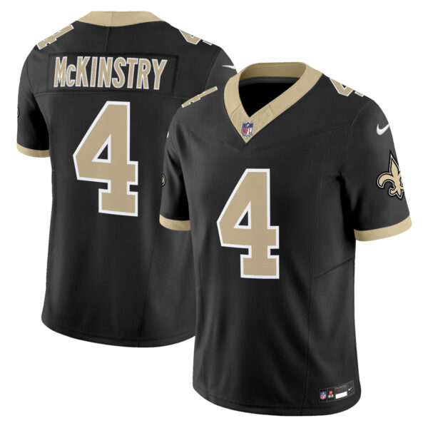 New Orleans Saints McKinstry 'Gameday Golds Edition' Vapor Jersey - All Stitched - Black