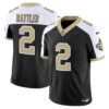 New Orleans Saints Spencer Rattler 'Gameday Golds Edition' Vapor Jersey - All Stitched - Black Alternate