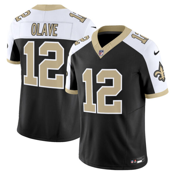New Orleans Saints Chris Olave 'Gameday Golds Edition' Vapor Jersey - All Stitched - Black Alternate