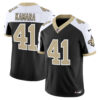 New Orleans Saints Alvin Kamara 'Gameday Golds Edition' Vapor Jersey - All Stitched - Black Alternate