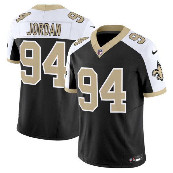 New Orleans Saints Cameron Jordan 'Gameday Golds Edition' Vapor Jersey - All Stitched - Black Alternate