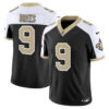 New Orleans Saints Drew Brees 'Gameday Golds Edition' Vapor Jersey - All Stitched - Black Alternate