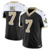 New Orleans Saints Taysom Hill 'Gameday Golds Edition' Vapor Jersey - All Stitched - Black Alternate