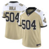 New Orleans Saints NOLA 504 'Gameday Golds Edition' Vapor Jersey - All Stitched - Gold Alternate