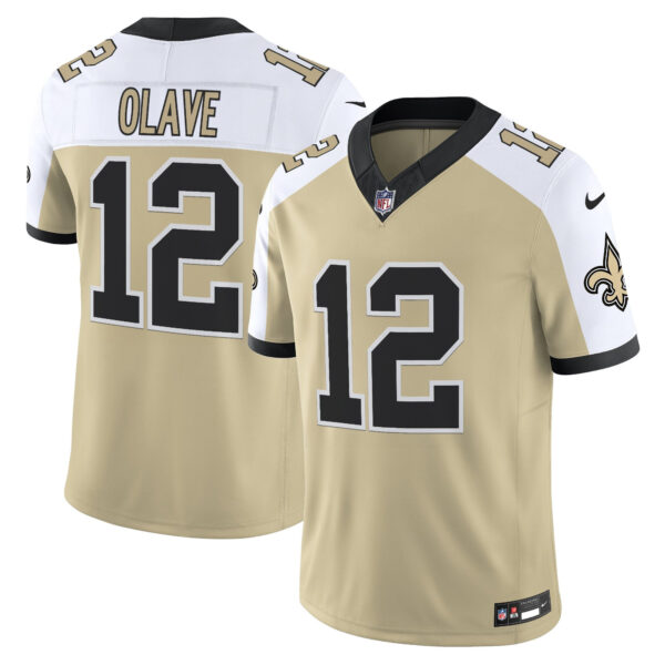 New Orleans Saints Chris Olave 'Gameday Golds Edition' Vapor Jersey - All Stitched - Gold Alternate