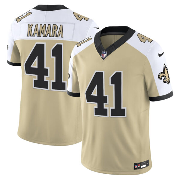 New Orleans Saints Alvin Kamara 'Gameday Golds Edition' Vapor Jersey - All Stitched - Gold Alternate