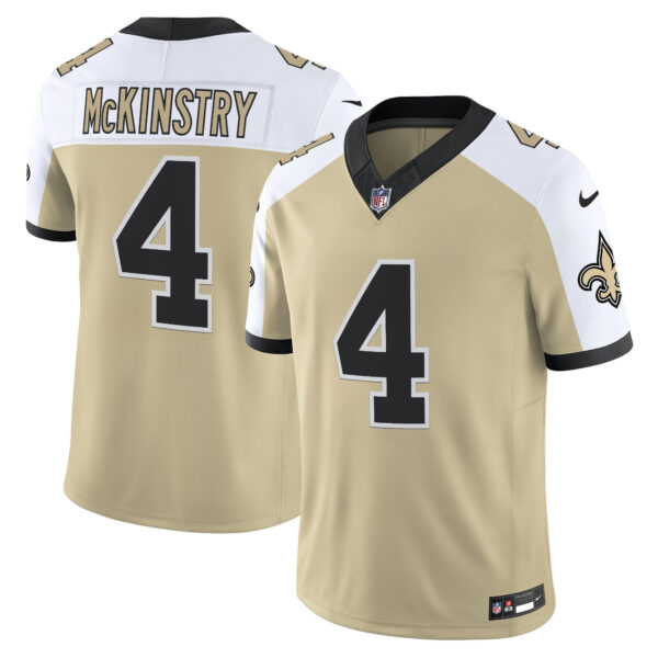 New Orleans Saints McKinstry 'Gameday Golds Edition' Vapor Jersey - All Stitched - Gold Alternate