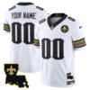 New Orleans Saints Mardi Gras Vapor Limited Custom Jersey - All Stitched - White