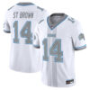 Detroit Lions St. Brown Motor City Racing Edition Vapor Limited Jersey - All Stitched - White