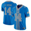 Detroit Lions St. Brown Motor City Racing Edition Vapor Limited Jersey - All Stitched - Blue