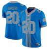 Detroit Lions Barry Sanders Motor City Racing Edition Vapor Limited Jersey - All Stitched - Blue