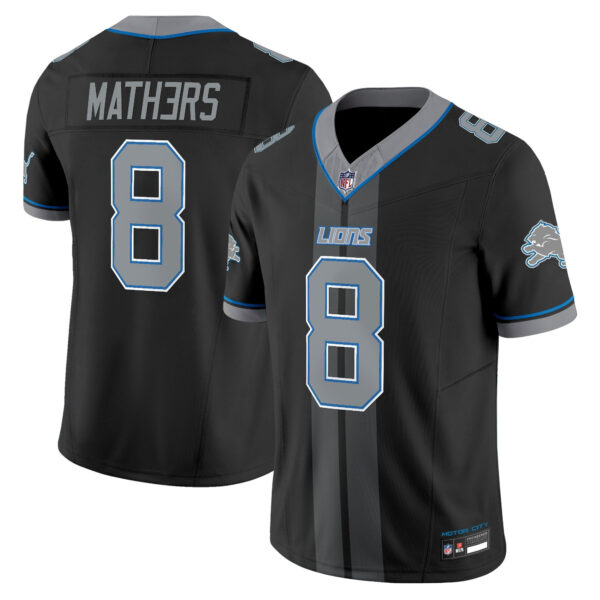 Detroit Lions Eminem Motor City Racing Edition Vapor Limited Jersey - All Stitched - Black
