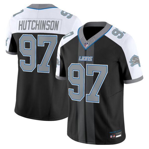 Detroit Lions Hutchinson Motor City Racing Edition Vapor Limited Jersey - All Stitched - Black Alternate