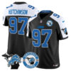 Detroit Lions Hutchinson Est. 1934 Patch Vapor Limited Jersey - All Stitched - Alternate