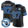 Detroit Lions Hutchinson Est. 1934 Patch Vapor Limited Jersey - All Stitched - Black