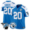 Detroit Lions Barry Sanders Est. 1934 Patch Vapor Limited Jersey - All Stitched - Blue Alternate