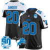 Detroit Lions Barry Sanders 2025 'Michigan & 90th Year' Patch Vapor Jersey - All Stitched - Alternate
