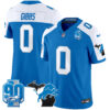 Detroit Lions Jahmyr Gibbs 2025 'Michigan & 90th Year' Patch Vapor Jersey - All Stitched - Blue Alternate