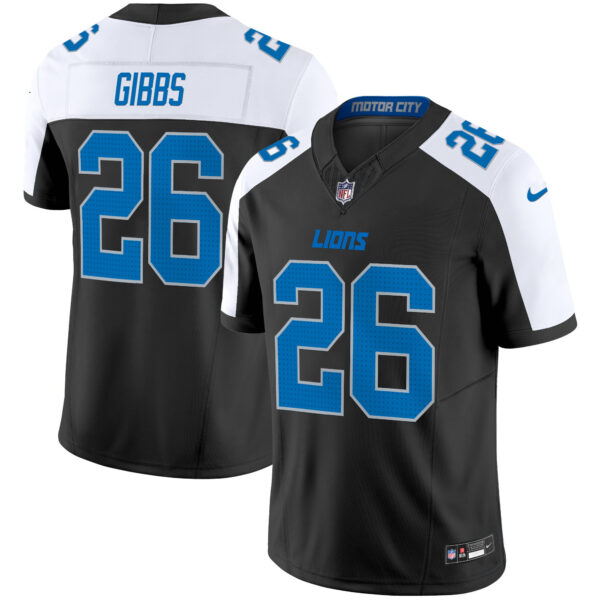 Detroit Lions Jahmyr Gibbs Vapor Limited Custom Jersey - All Stitched - Alternate
