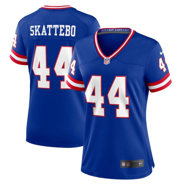 Women's New York Giants Cam Skattebo Vapor Limited Jersey - All Stitched - Royal