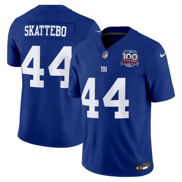 New York Giants Cam Skattebo Vapor Limited Jersey - All Stitched