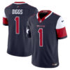 Houston Texans Stefon Diggs Vapor Limited Jersey - All Stitched - Navy