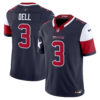 Houston Texans Tank Dell Vapor Limited Jersey - All Stitched - Navy