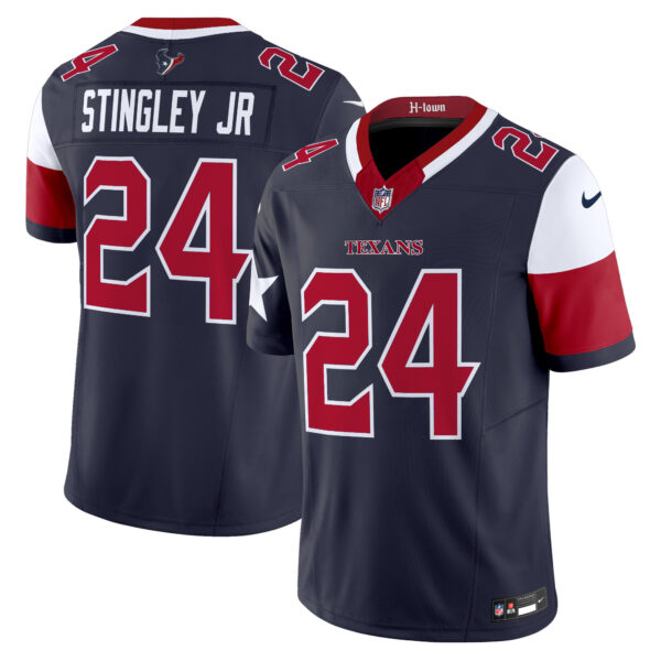 Houston Texans Derek Stingley Jr. Vapor Limited Jersey - All Stitched - Navy