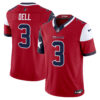 Houston Texans Tank Dell Vapor Limited Jersey - All Stitched - Red