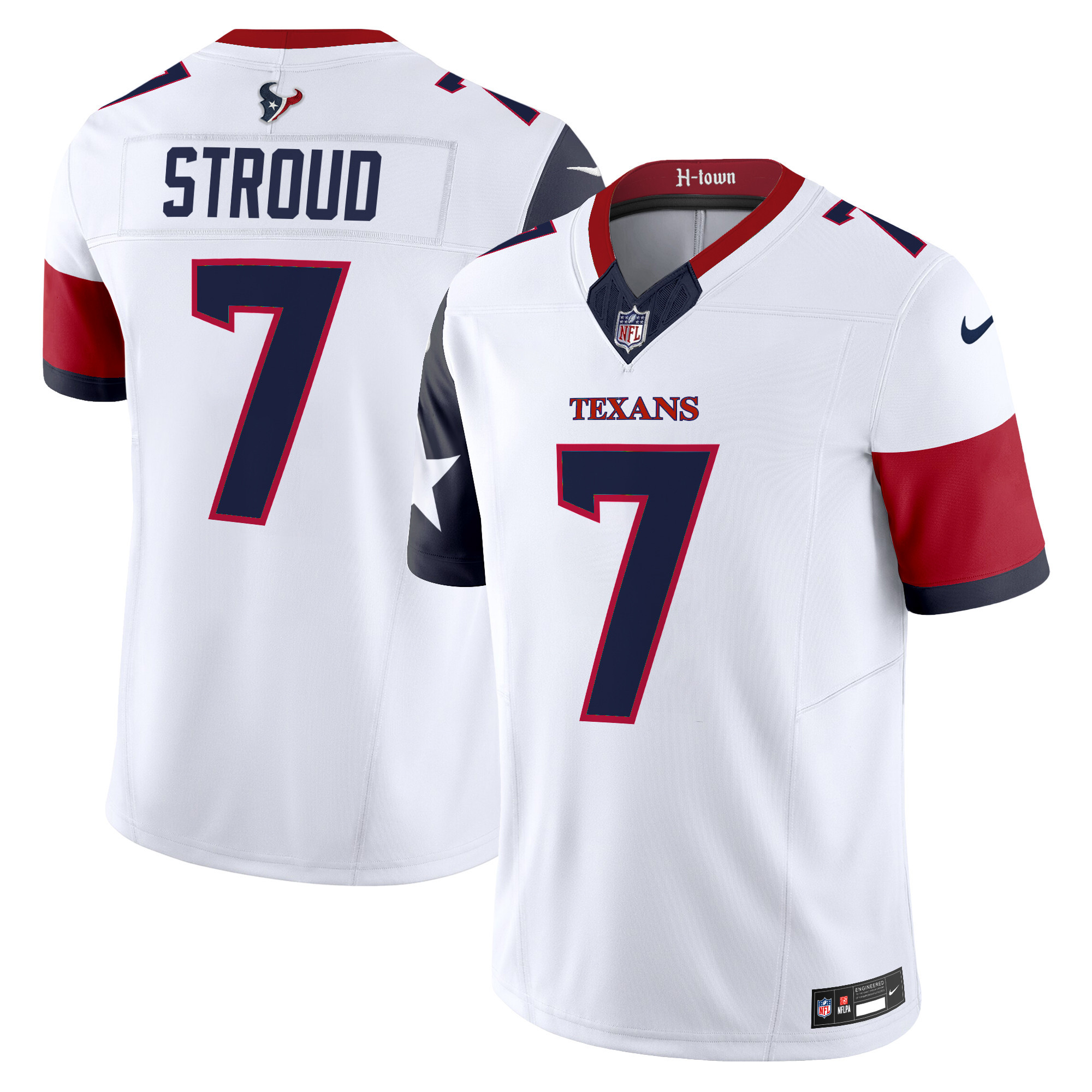 Houston Texans C.J. Stroud Vapor Limited Jersey - All Stitched - White